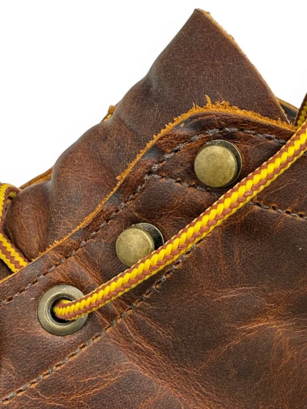 Truman Boot Co Tobacco Snakebite Moc Toe Boots 9D Work Last